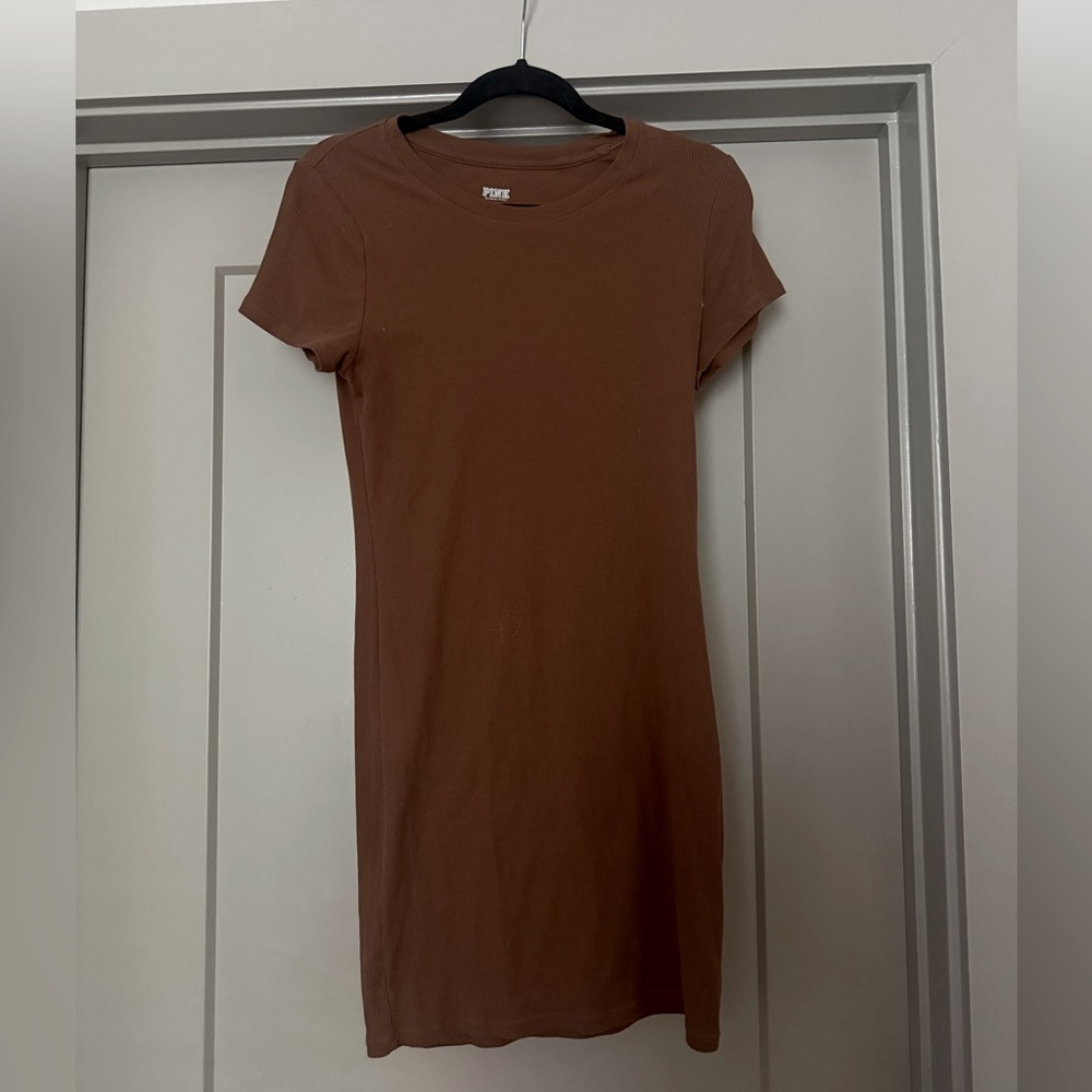 Pink brand t-shirt dress